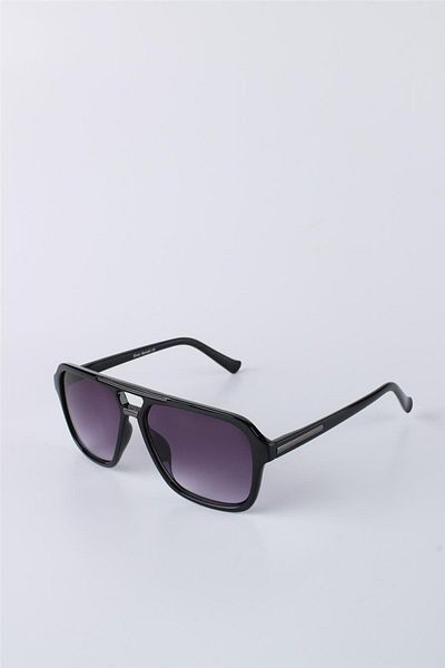Silvio Monetti Shiny Black Uv400 Protection Men's Sunglasses G25Sm58037R01