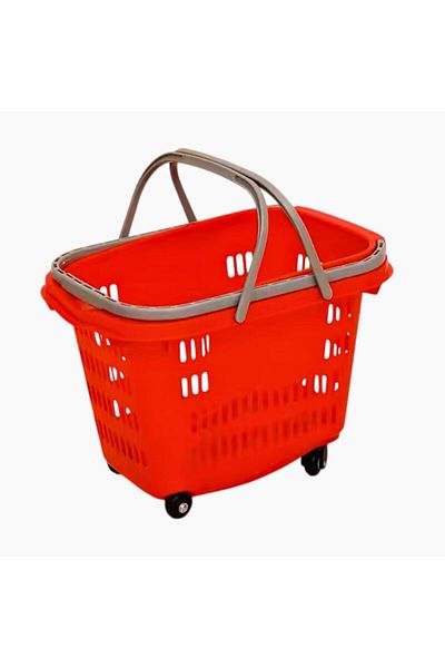 Nazarone Plastic Wheeled Shopping Cart 35Lt.