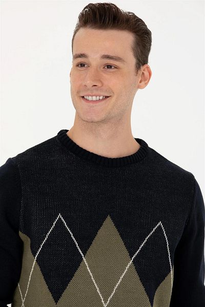 U.S. Polo Assn. G081gl0tk 1678171 Мъжки пуловер Pamel, тъмносин