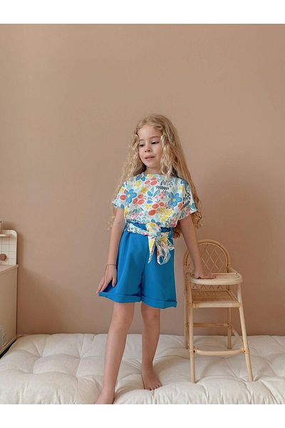 Jolly Kids Set pantaloni scurți din țesătură Airobin pentru fete