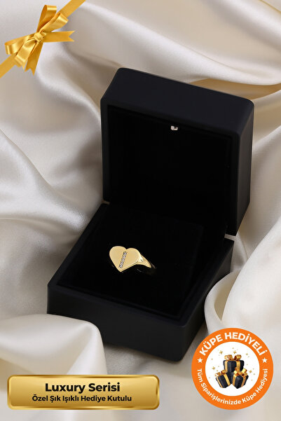 Lucente Jewellery Luxury Serisi Işıklı Hediye Kutulu I Harf 925 Ayar Gümüş Al...