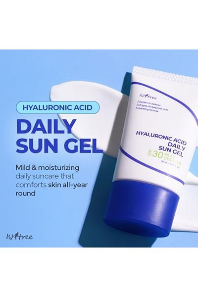 Isntree ISNTREE Hyaluronic Acid Daily Sun Gel 50ml, 1.69 fl oz | SPF 30