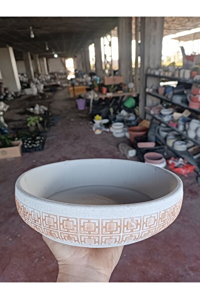 Genel Markalar DEKORATİF TAŞ SAKSI BETON 2 NO. (ARAJMAN SAKSISI)
