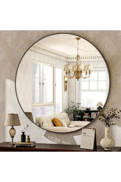 Generic 80*80 Aluminum Frame Wall Mirror, Perfect for Your Home Decor