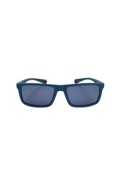 Polaroid ochelari de soare PLD 2134/S-CLP-56 bărbați, pătrați cu lentile polarizate albastre