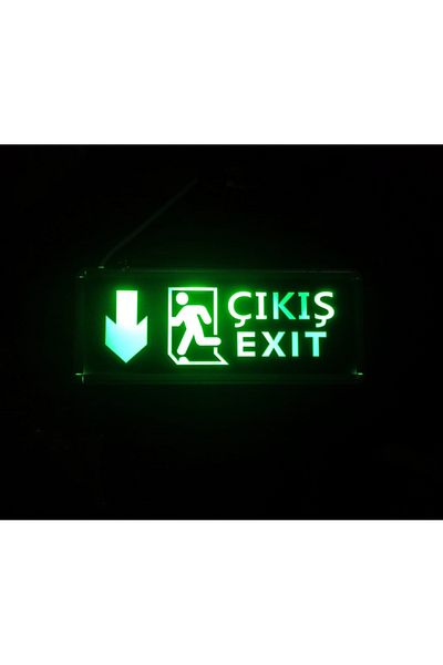 CİHAN Emergency Exit Armature Right Direction (Ci̇han Jn-106) Led Exit Sign