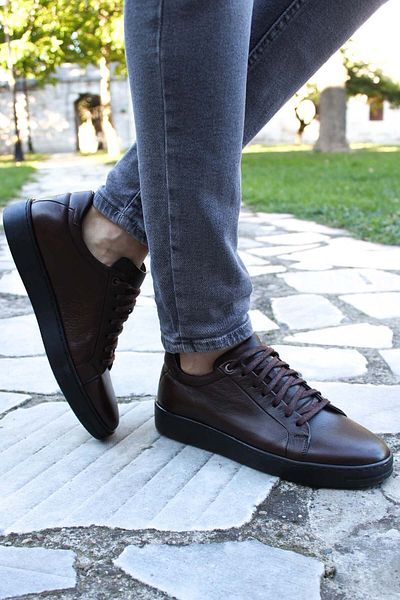 FAST STEP Ανδρικά παπούτσια casual από γνήσιο δέρμα 819ma501