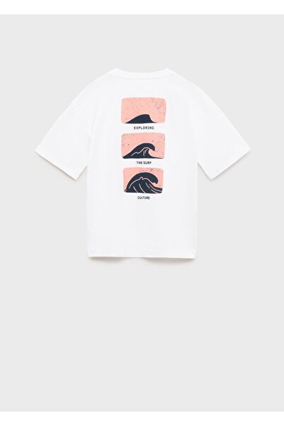 MANGO Kids Μπλουζάκι με στάμπα σερφ