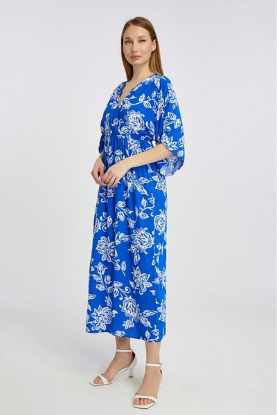 minikiss Rochie de damă din viscoză imprimată