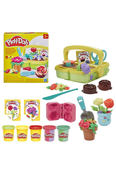 NW NessiWorld مجموعة لعب نباتية من Nessiworld Play-Doh على شكل زهور ملونة