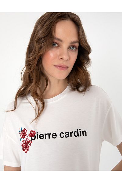 Pierre Cardin White Comfort Fit T-Shirt 50301466 -Vr013