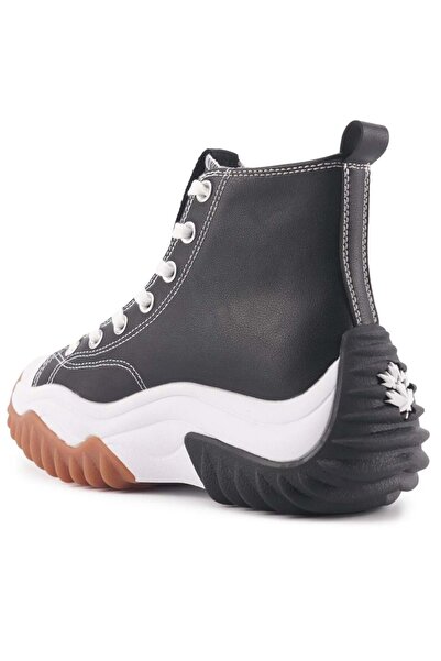 lumberjack Maduro Wt Hı Yüksek Taban Konvers Boğazlı Unisex Spor Ayakkabı Siyah