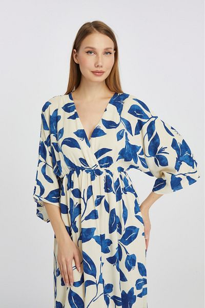minikiss Rochie de damă din viscoză imprimată