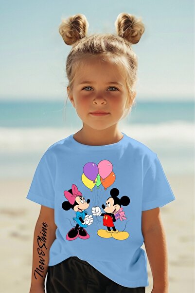 New Shine Majica za decu sa nadimkom Minnie i Mickey Mouse, velika veličina