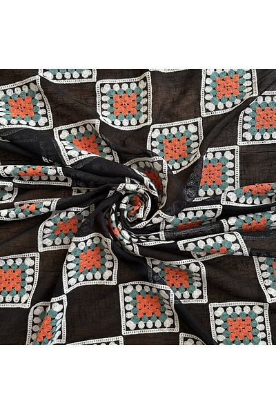 Doray Kumaş Ethnic Patterned Brode κεντημένο ύφασμα / DRY 2007