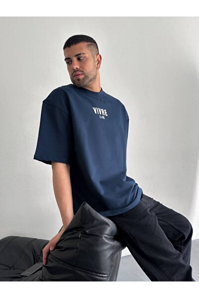 İLKCET MODA La Vie Unisex Printed Oversize T-shirt