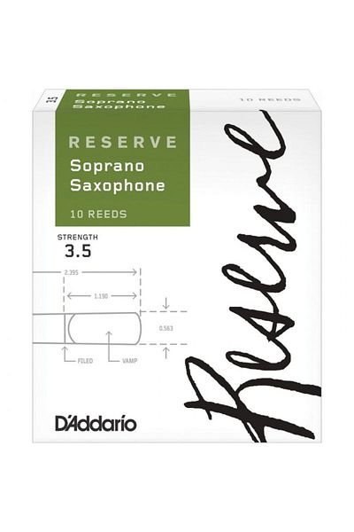 Daddario D\'Addario Woodwinds Reserve Dir1035 Soprano Saxophone Reed No: 3,5