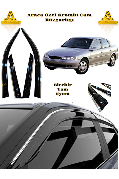 Autovia Opel Vectra B 1996-2003 Arası Kromlu Cam Rüzgarlığı 4lü