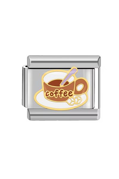 RoseCo00 Italian Steel Bracelet Charm