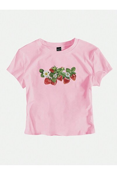 OVER HEAD Tricou Bayb cu imprimeu Y2K pentru femei