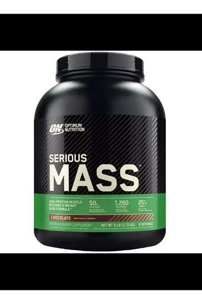 Optimum Nutrition مسحوق بروتين سيرياس ماس من أوبتيموم نيوتريشن - بنكهة الشوكولاتة، 6 أرطال