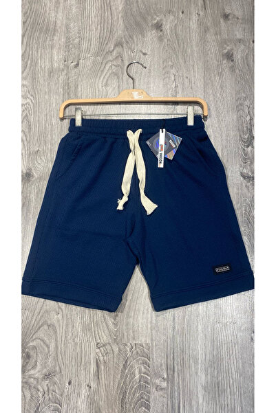 jackell Penye Dokulu Arka Cep Fermuarlı Erkek Şort