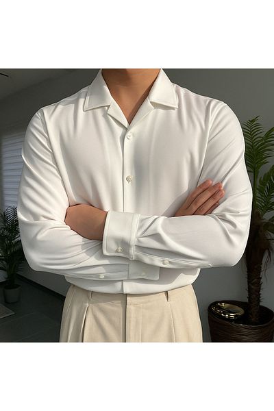 town walker Men's Old Money Comfortable Fit Summer Shirt