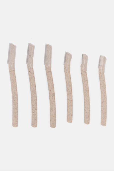 My Beauty Spot 6 Pieces Touch Up Razors, Off White