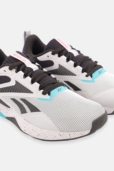 Reebok Men Nanoflex Lace Up Training Shoes, Grey/Black