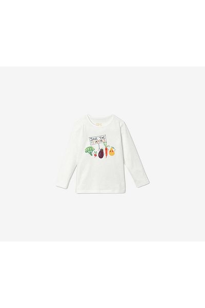 Tchibo Baby Boys Long Sleeve Shirt, White Combo