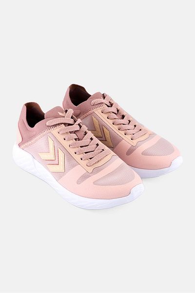 hummel Kids Girl Minneapolis Legend Lace Up Training Shoes, Pink