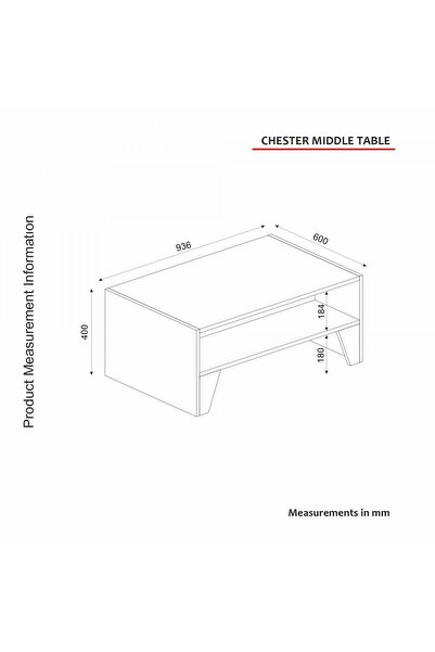 SAHABA Chester coffee table model
