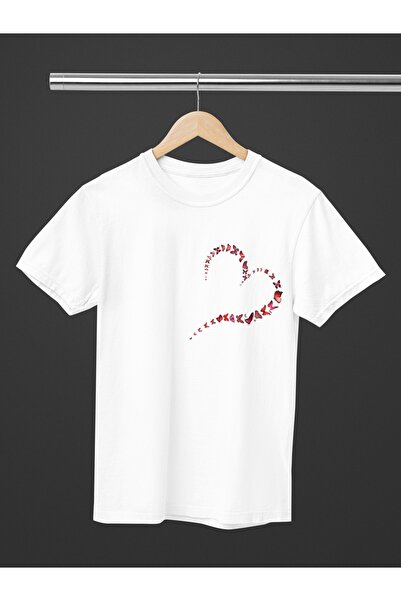 Butik Tricou cu mânecă scurtă cu gât rotund pentru femei/bărbați bumbac 100% ...