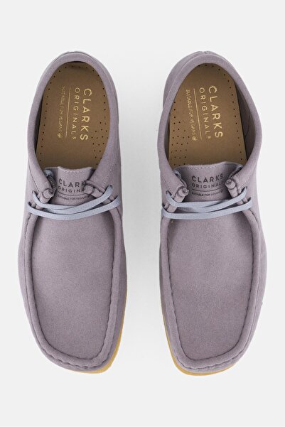 CLARKS Men Standard Wallabee Standard Lace Up Shoes, Grey