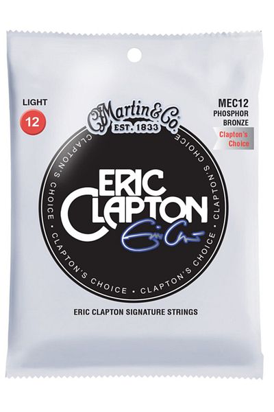 Martin Co MEC12 Clapton's Choice Phosphor Bronze سلسلة جيتار صوتي خفيفة 12-54