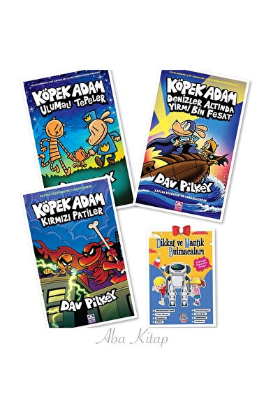 Yağmur Çocuk Köpek Adam 12 Kırmızı Patiler Dahil Serinin Son Üç Kitabı, Parma...