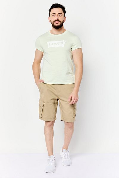 Levi's Men Crew Neck Short Sleeves Graphic Printed T-shirt, Light Mint