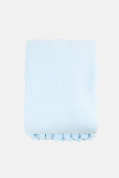 NANETTE LEPORE Polar Fleece Blanket 150 x 200 cm, Blue