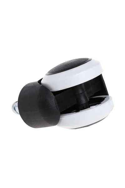 Depox Set de rotile pentru scaune de birou Ideallstore, cauciuc, 5 piese, negru