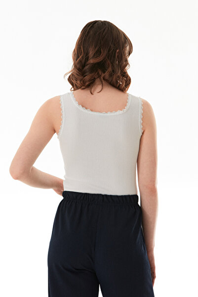 Fulla Moda Wrapped Fabric Lace Strap Bodysuit