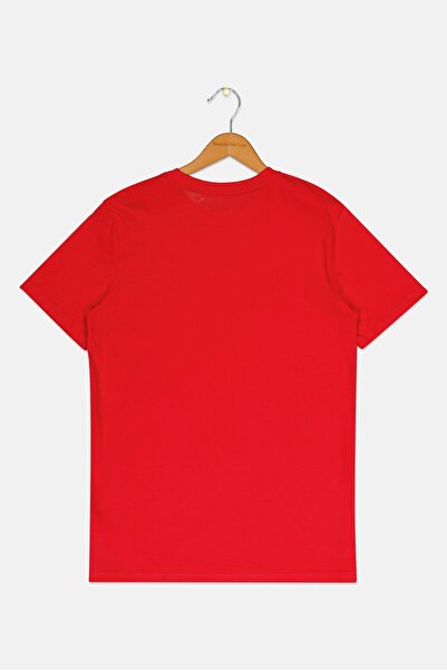 Puma Kids Boy Sportswear Fit Short Sleeve Outdoor T-Shirt, Red