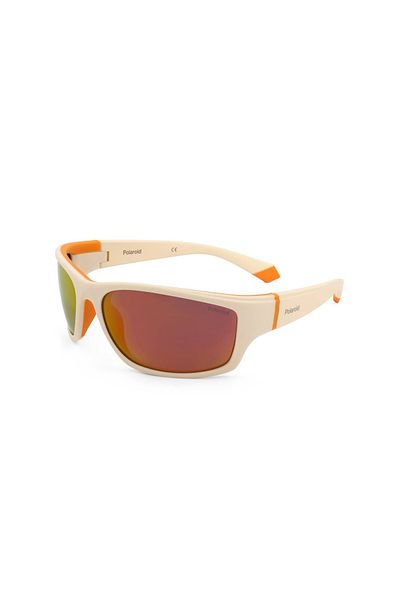 Polaroid ochelari de soare PLD 2135/S-IXN-65 Unisex, înfășurați cu lentile portocalii/roșii oglindă/polarizate
