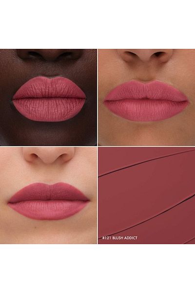 SEPHORA COLLECTION Cream Lip Stain 10HR Liquid Lipstick 121 Blush Addict - Matte Blush Pink 5ml