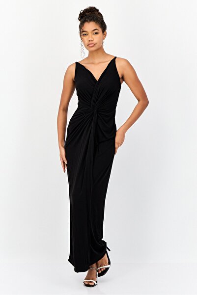 Lulus Women Solid Maxi Dress, Black