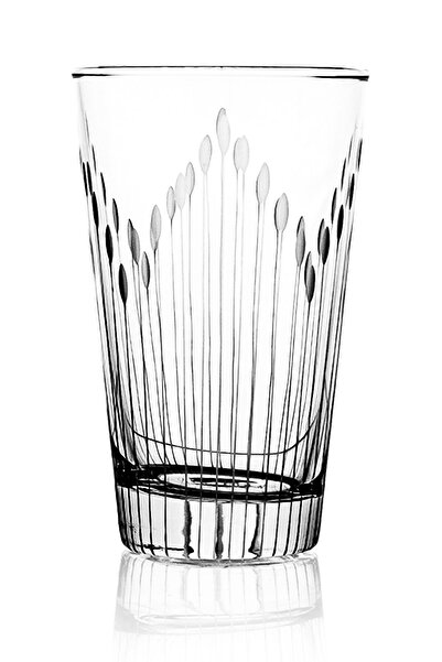 DECOCIA Huge 6 Adet Büyük Boy Su Ve Meşrubat Bardağı 395cc Vega Desenli