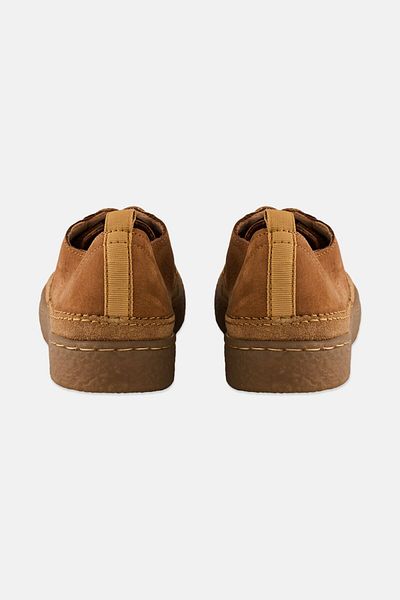 CLARKS Women Standard Barleigh Lace Up Casual Shoe, Camel Brown