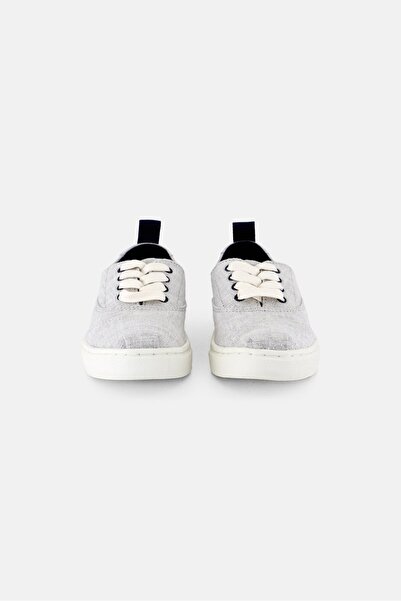 Toms Kids Boy Lace Up Shoes, Grey