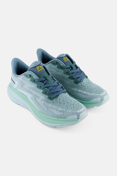 RBX Men Brand Logo Lace Up Training Shoes, Light Blue
