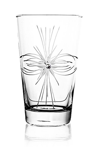 DECOCIA 6 أكواب كبيرة الحجم 395 سم مكعب للمياه والمشروبات الغازية - نمط ميرا