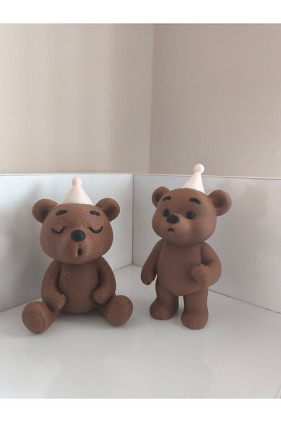 Alwin3d 2 Candle Blowing Teddy Bear